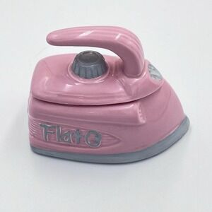 Fitz And Floyd 50's Kitchen Omnibus Pink Iron Sugar Bowl 1994 Rare